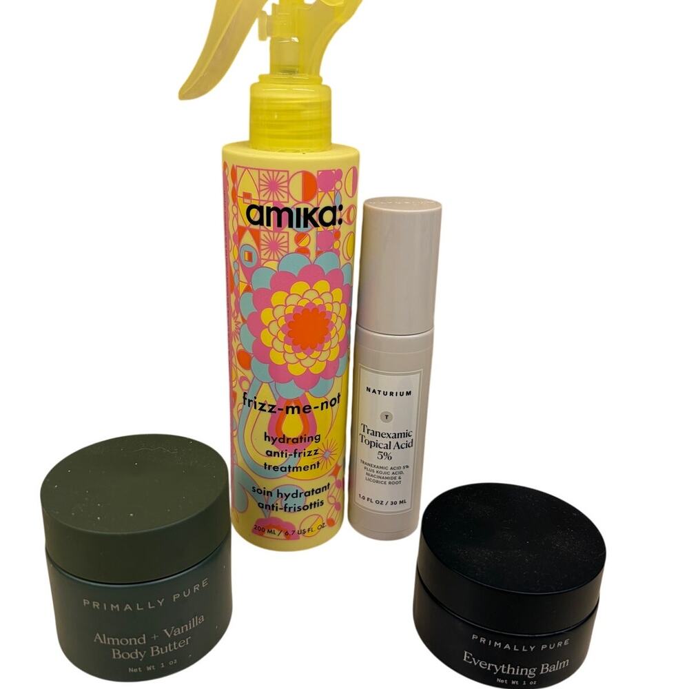 Primally Pure Skin Care Amika Hair Care Naturium Bundle
